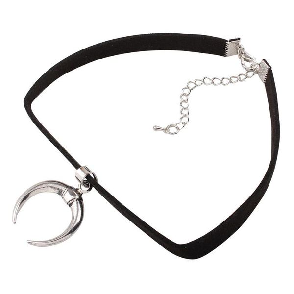 chokers gothic velvet ribbon handmade moon pendant necklace charm choker, Golden;silver
chokers gothic velvet ribbon handmade moon pendant necklace charm choker, Golden;silver