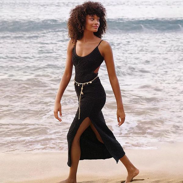 women's swimwear tunics women 2021 summer beach outfit swim cover up for swimsuit q sleeveless hollow out solid color backless lace dre, White;black
women's swimwear tunics women 2021 summer beach outfit swim cover up for swimsuit q sleeveless hollow out solid color backless lace dre, White;black