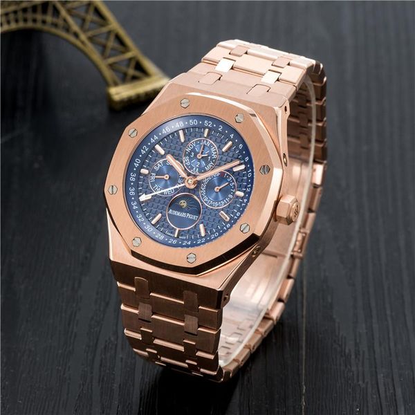 audemars piguet mens automatic mechanical watches 42mm full stainless steel sapphire super luminous 5atm waterproof wristwatches montre de l, Slivery;brown
audemars piguet mens automatic mechanical watches 42mm full stainless steel sapphire super luminous 5atm waterproof wristwatches montre de l, Slivery;brown