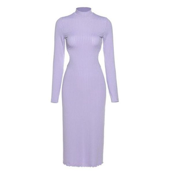casual dresses autumn dress women long sleeve backless woman winter fashion party club slim solid color 2021, Black;gray
casual dresses autumn dress women long sleeve backless woman winter fashion party club slim solid color 2021, Black;gray