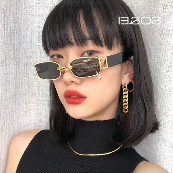 SO&EI Fashion Small Rectangle Punk Sunglasses Women Brand Designer Vintage Metal Ring Decoration Men Sun Glasses Shades UV400 Glasses wholesale, White;black
SO&EI Fashion Small Rectangle Punk Sunglasses Women Brand Designer Vintage Metal Ring Decoration Men Sun Glasses Shades UV400 Glasses wholesale, White;black