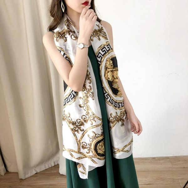 scarves 2021 spring and autumn pastoral style shawl fashion travel seaside sunscreen noble luxury decoration thin scarf 180cm*90cm, Blue;gray
scarves 2021 spring and autumn pastoral style shawl fashion travel seaside sunscreen noble luxury decoration thin scarf 180cm*90cm, Blue;gray