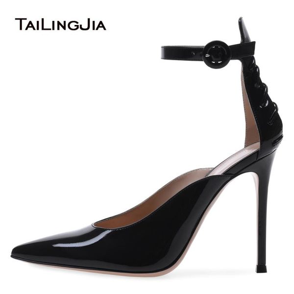 dress shoes pointy high heel black patent leather pumps women stylish ankle strap evening heeled ladies pointed toe heels 2021
dress shoes pointy high heel black patent leather pumps women stylish ankle strap evening heeled ladies pointed toe heels 2021