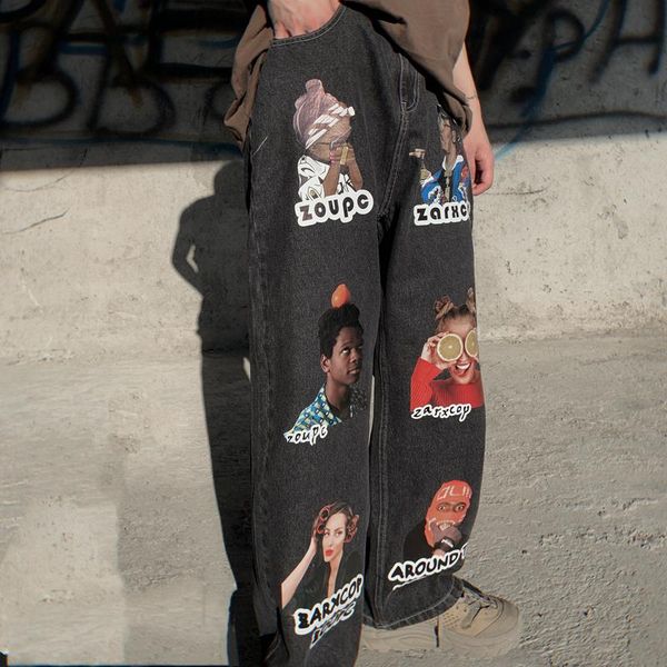 women's jeans high waist women autumn vintage streetwear hip hop fashion baggy casual wide leg straight pants oversized, Blue
women's jeans high waist women autumn vintage streetwear hip hop fashion baggy casual wide leg straight pants oversized, Blue