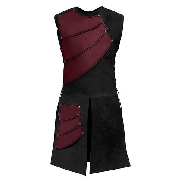 3 colors bandage vest long waistcoat european style mens stage performance clothing nightclub singer cosplay dance costumes, Black;red
3 colors bandage vest long waistcoat european style mens stage performance clothing nightclub singer cosplay dance costumes, Black;red