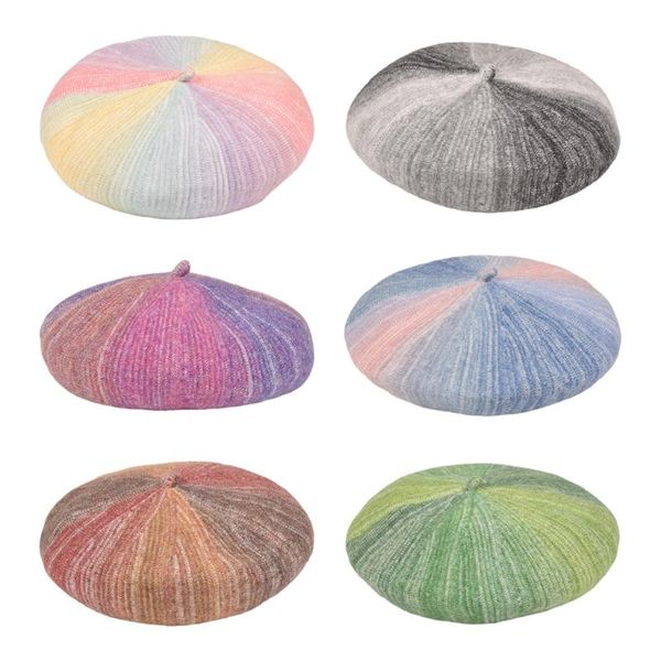 berets m7dd retro gradient wool knitted beret simple fashion hat accessories personality autumn & winter, Blue;gray
berets m7dd retro gradient wool knitted beret simple fashion hat accessories personality autumn & winter, Blue;gray