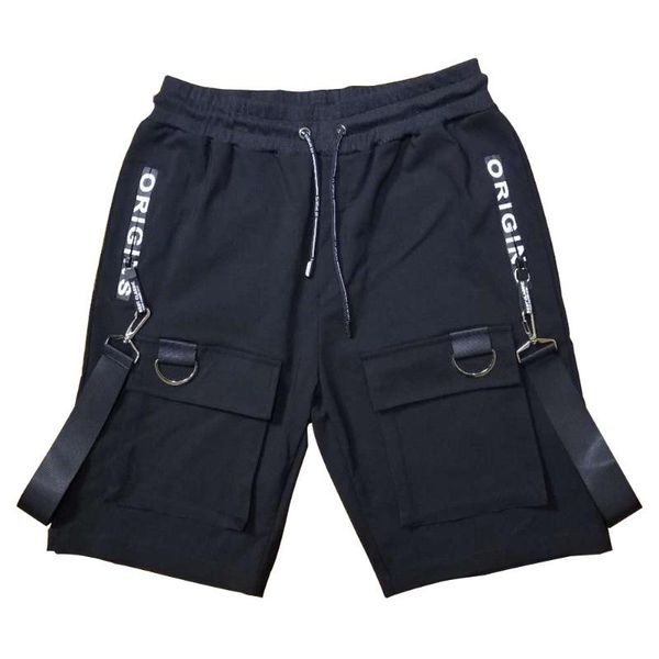 men's shorts 2021 summer multi-pocket men cargo elastic waist street punk hip hop casual short joggers drop, White;black
men's shorts 2021 summer multi-pocket men cargo elastic waist street punk hip hop casual short joggers drop, White;black