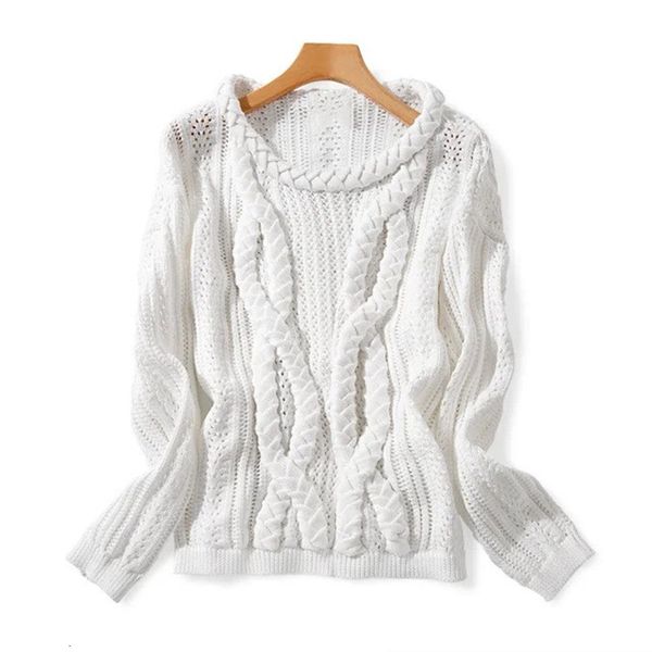 2021 new novo cabo de malha camisola mulher o pescoo oco para fora manga longa pulver malhas s 2mwo, White;black
2021 new novo cabo de malha camisola mulher o pescoo oco para fora manga longa pulver malhas s 2mwo, White;black