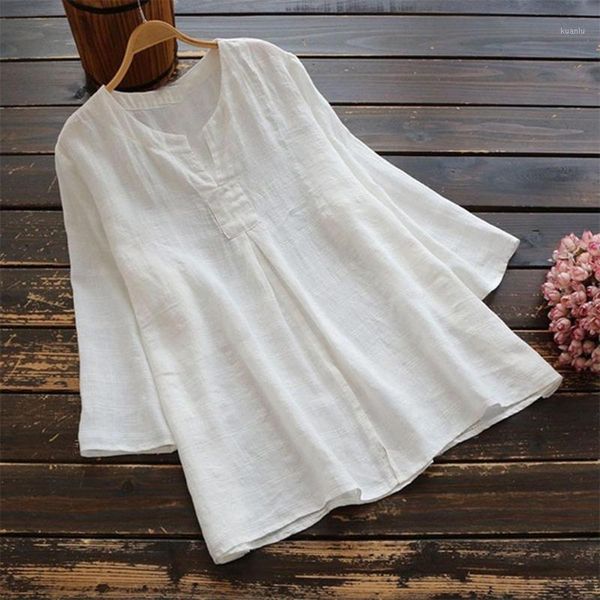 s-5xl womens blouse women shirt solid color linen plus size tanic blusa feminina 2021 women's blouses & shirts, White
s-5xl womens blouse women shirt solid color linen plus size tanic blusa feminina 2021 women's blouses & shirts, White