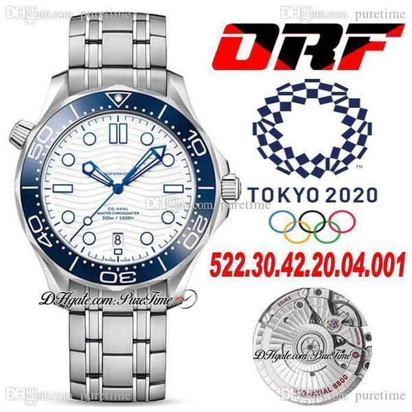 orf 300m tokyo 2021 limited edition a8800 automatic mens watch blue ceramics bezel white wave textured dial stainless steel bracelet 522.30., Slivery;brown
orf 300m tokyo 2021 limited edition a8800 automatic mens watch blue ceramics bezel white wave textured dial stainless steel bracelet 522.30., Slivery;brown