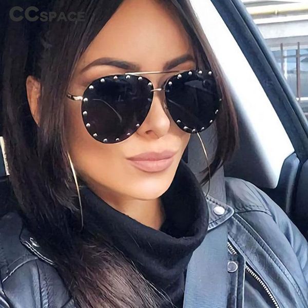 sunglasses 45202 ladies metal rivet pilot women luxury personality glasses designer eyewear shades uv400, White;black
sunglasses 45202 ladies metal rivet pilot women luxury personality glasses designer eyewear shades uv400, White;black