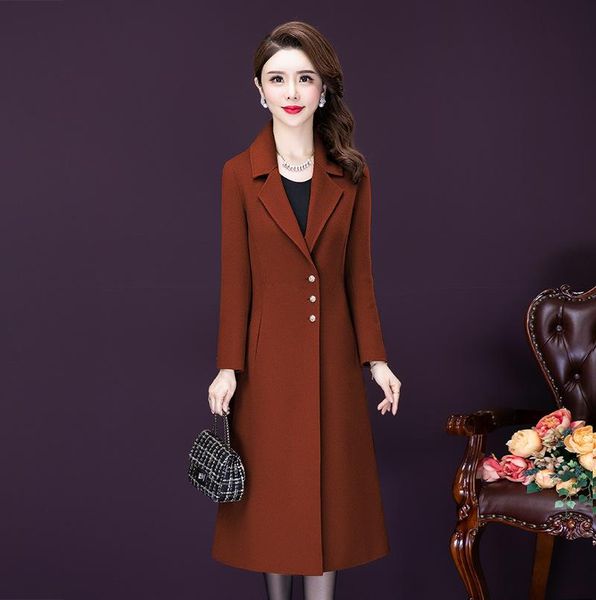 women's wool & blends 2021 winter overcoat mother blended woman coats and jackets larger size overcoats tweed, Black
women's wool & blends 2021 winter overcoat mother blended woman coats and jackets larger size overcoats tweed, Black