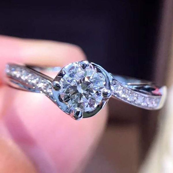 cluster rings 18k white gold 0.31 real diamond ring round women wedding party engagement anniversary birthday present ct, Golden;silver
cluster rings 18k white gold 0.31 real diamond ring round women wedding party engagement anniversary birthday present ct, Golden;silver