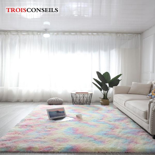 carpets big size rainbow plush carpet for living room shaggy tie-dye fluffy rug thick bed anti-slip soft kids floormat
carpets big size rainbow plush carpet for living room shaggy tie-dye fluffy rug thick bed anti-slip soft kids floormat