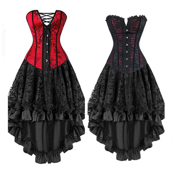 women's tanks & camis fashion corsets dresses plus size costume overbust burlesque red corset and skirt lingerie set tutu corselet goti, White
women's tanks & camis fashion corsets dresses plus size costume overbust burlesque red corset and skirt lingerie set tutu corselet goti, White
