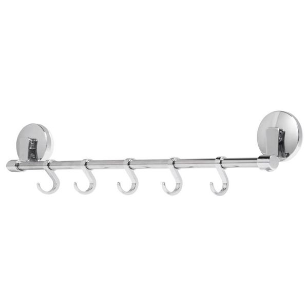 bathroom storage & organization towel bar suction cup 20 inch 5 chrome hooks no-drilling wall coat rack towels coats bags robe waterproof or
bathroom storage & organization towel bar suction cup 20 inch 5 chrome hooks no-drilling wall coat rack towels coats bags robe waterproof or