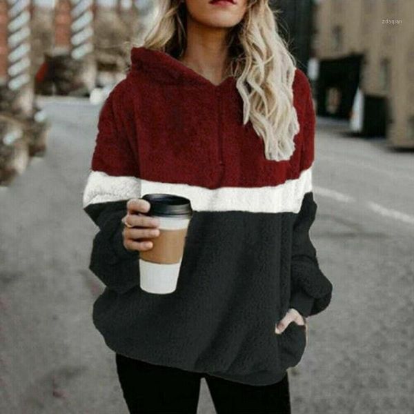 women's sweaters 2021 winter warm zip up hooded womens faux fur thicken fleece coat jacket sweater fashion hoodies loose, White;black
women's sweaters 2021 winter warm zip up hooded womens faux fur thicken fleece coat jacket sweater fashion hoodies loose, White;black