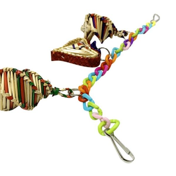 other bird supplies cage natural grass woven chew toy for birds, colorful parrot hanging decorations, acrylic soft swing bridge 2021
other bird supplies cage natural grass woven chew toy for birds, colorful parrot hanging decorations, acrylic soft swing bridge 2021
