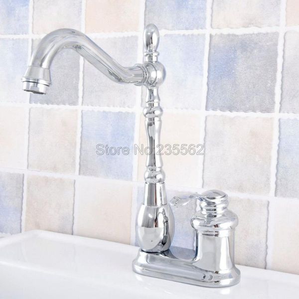bathroom sink faucets polished chrome brass 4" centerset kitchen vessel two holes basin swivel faucet single handles water tap lsf841
bathroom sink faucets polished chrome brass 4" centerset kitchen vessel two holes basin swivel faucet single handles water tap lsf841