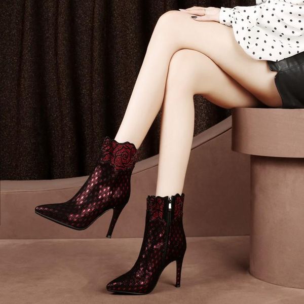 boots women sheepskin winter warm short plush high heels ladies shoes pointed toe stiletto ankle plus size 33-43, Black
boots women sheepskin winter warm short plush high heels ladies shoes pointed toe stiletto ankle plus size 33-43, Black