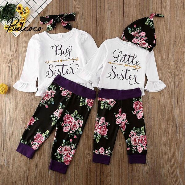 clothing sets born clothes baby girls set casual little sister bodysuit big t-shirt +floral pants hat outfits 3pcs, White
clothing sets born clothes baby girls set casual little sister bodysuit big t-shirt +floral pants hat outfits 3pcs, White