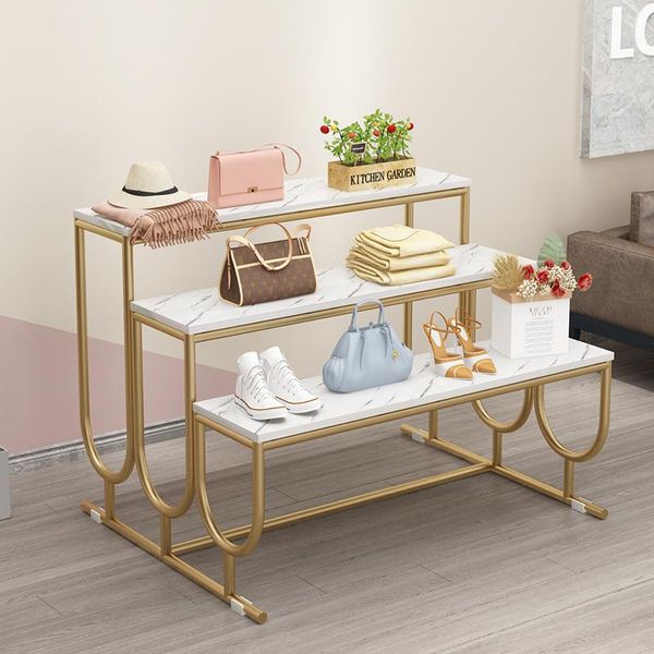 clothing & wardrobe storage three-layer shelf store shoe rack high school low bag marble light luxury wrought iron display cabinet
clothing & wardrobe storage three-layer shelf store shoe rack high school low bag marble light luxury wrought iron display cabinet