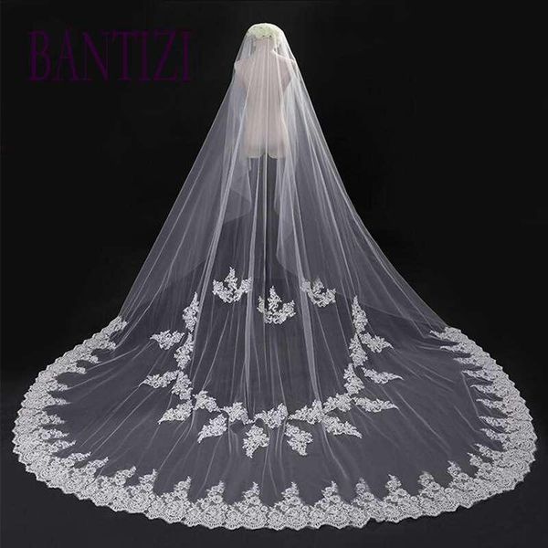 bridal veils lace applique veil 3 m cathedral tulle velo novia women wedding accessories long, Black
bridal veils lace applique veil 3 m cathedral tulle velo novia women wedding accessories long, Black