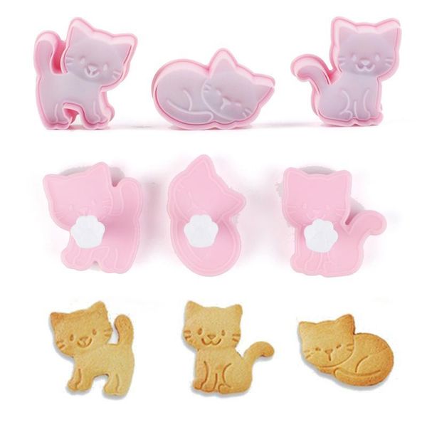 baking moulds 3pcs/set cute cat cookie molds fondant cutter biscuit cake pastry mold decoration kitchen diy supplies
baking moulds 3pcs/set cute cat cookie molds fondant cutter biscuit cake pastry mold decoration kitchen diy supplies