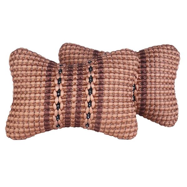 seat cushions 1 pair car neck pillow protection safety headrest support ice silk cushion seats accessories 28 x 17cm(beige, style b)
seat cushions 1 pair car neck pillow protection safety headrest support ice silk cushion seats accessories 28 x 17cm(beige, style b)