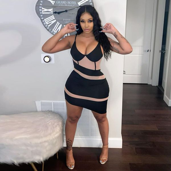 nazada 2021 spring and summer new sling contrast irregular dress women xf5063, Black;gray
nazada 2021 spring and summer new sling contrast irregular dress women xf5063, Black;gray