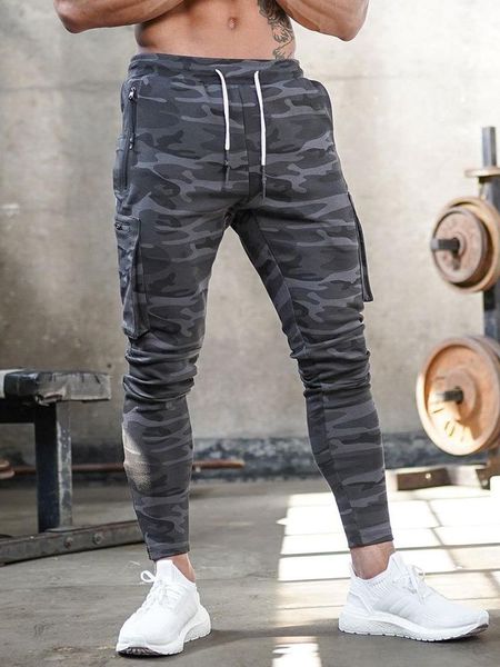 men's pants autumn camo cargo men tracksuit pockets joggers slim sweatpants fitness fashion sportswear homme streetwear, Black
men's pants autumn camo cargo men tracksuit pockets joggers slim sweatpants fitness fashion sportswear homme streetwear, Black