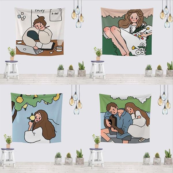 tapestries cute girl tapestry simple cartoon wall decoration anime bedside dormitory bedroom background cloth
tapestries cute girl tapestry simple cartoon wall decoration anime bedside dormitory bedroom background cloth