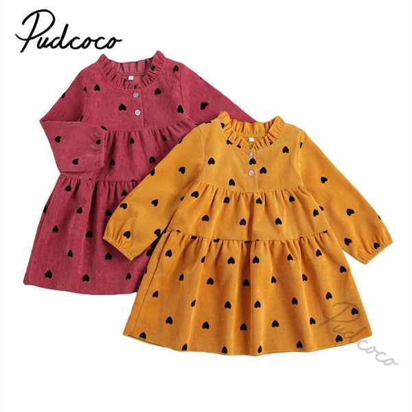 girl's dresses baby kid one piece corduroy casual dress long sleeve falbala edge round buttoned collar elastic cuff hearts valentine 2-, Red;yellow
girl's dresses baby kid one piece corduroy casual dress long sleeve falbala edge round buttoned collar elastic cuff hearts valentine 2-, Red;yellow