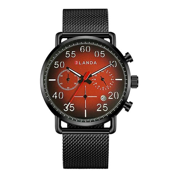 wristwatches jlanda sports chronograph calendar multi-function men's waterproof quartz fashion watch business satch stainless steel j65, Slivery;brown
wristwatches jlanda sports chronograph calendar multi-function men's waterproof quartz fashion watch business satch stainless steel j65, Slivery;brown