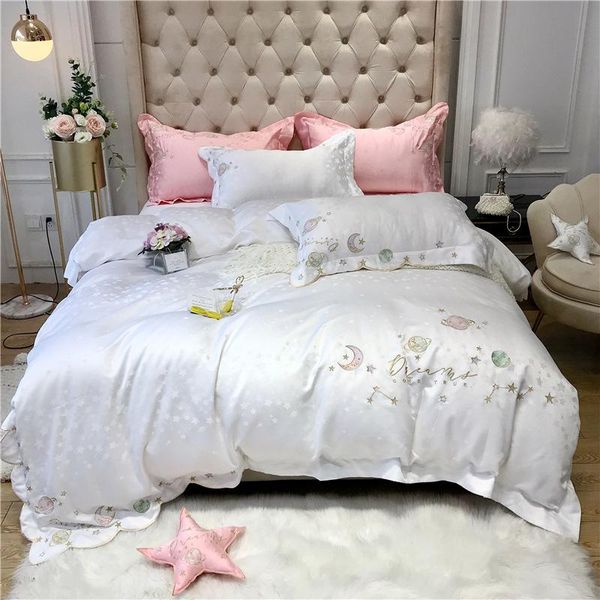 denisroom luxury white bedding set soft printed bed linen duvet cover double king bed sheet and quilt cover kj98*
denisroom luxury white bedding set soft printed bed linen duvet cover double king bed sheet and quilt cover kj98*