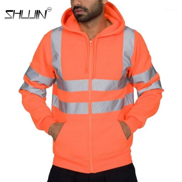 men's hoodies & sweatshirts mens visibility hooded sweatshirt safety work jacket coat zip outwear fleece hoodie jumper pullover, Black
men's hoodies & sweatshirts mens visibility hooded sweatshirt safety work jacket coat zip outwear fleece hoodie jumper pullover, Black