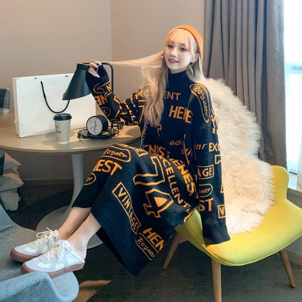 autumn/winter fashion women's sweaters, women madam clothing hoodie knit sweater cashmere loose personality designer extended style dre, White;black
autumn/winter fashion women's sweaters, women madam clothing hoodie knit sweater cashmere loose personality designer extended style dre, White;black