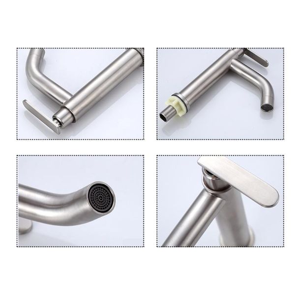 handle kitchen useful deck mounted bathroom mixer toilet basin faucet stainless steel sink single cold water tap modern elegant
handle kitchen useful deck mounted bathroom mixer toilet basin faucet stainless steel sink single cold water tap modern elegant