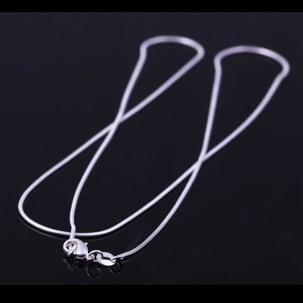 2021 new 100 pcs 925 sterling silver smooth snake chain necklace lobster clasps chain jewelry size 1mm
2021 new 100 pcs 925 sterling silver smooth snake chain necklace lobster clasps chain jewelry size 1mm
