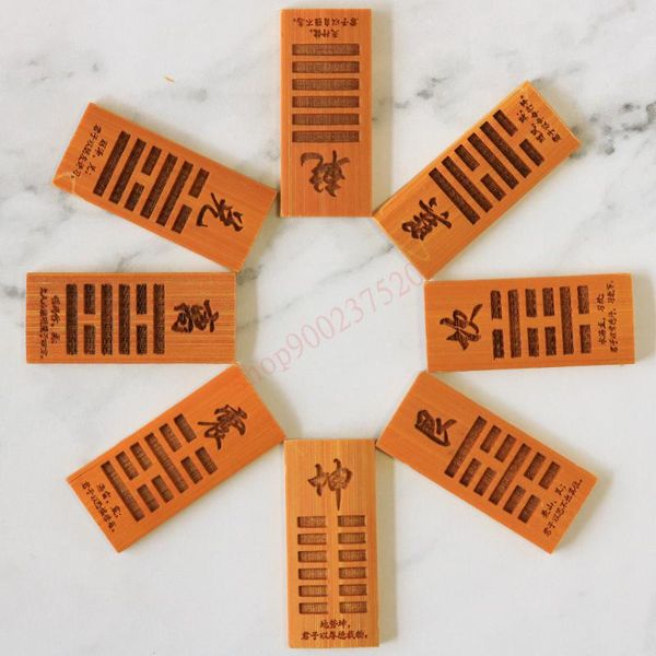 decorative objects & figurines the book of changes 64 hexagram bamboo card, zhouyi carving craft, image learning tool
decorative objects & figurines the book of changes 64 hexagram bamboo card, zhouyi carving craft, image learning tool