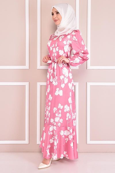 ethnic clothing satin dress powder nev14749, Red 
ethnic clothing satin dress powder nev14749, Red