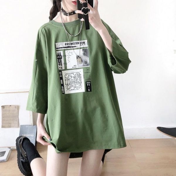 women's t-shirt loose plus size women clothing casual oversize tshirt woman tshirts fairy grunge clothes fairycore anime dress shirt to, White
women's t-shirt loose plus size women clothing casual oversize tshirt woman tshirts fairy grunge clothes fairycore anime dress shirt to, White