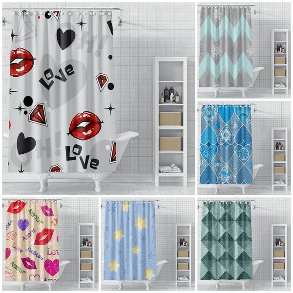 shower curtains loveheart lips abstract geometry polyester decor waterproof fabric personality curtain
shower curtains loveheart lips abstract geometry polyester decor waterproof fabric personality curtain