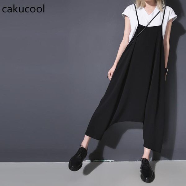 women's pants & capris 2021 fashion simple waist thin straps hanging files jumpsuit casual loose and comfortable big size female, Black;white
women's pants & capris 2021 fashion simple waist thin straps hanging files jumpsuit casual loose and comfortable big size female, Black;white