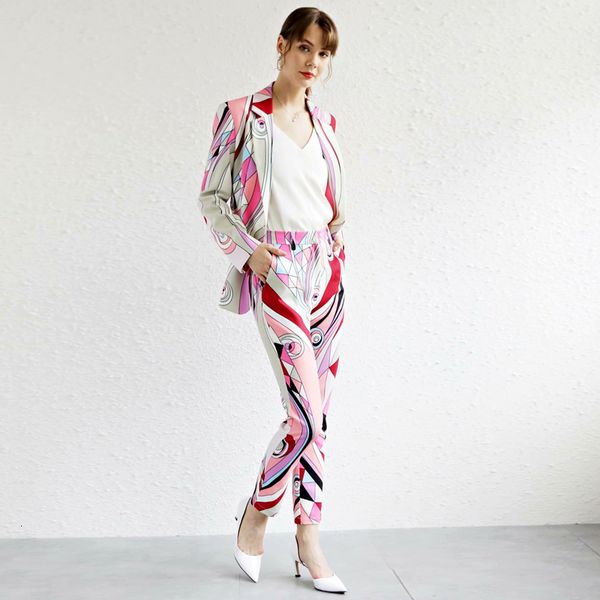 runway autumn new fashion party workplace printing lapel simple suit jacket trousers elegant chic women's sets g5ds, Gray
runway autumn new fashion party workplace printing lapel simple suit jacket trousers elegant chic women's sets g5ds, Gray