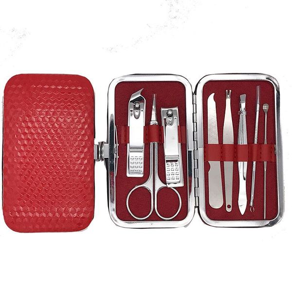 nail art kits 8 pcs/set stainless steel clippers set ear pick tweezer scissors family manicure tools kit 
nail art kits 8 pcs/set stainless steel clippers set ear pick tweezer scissors family manicure tools kit