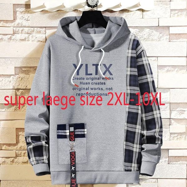 men's hoodies & sweatshirts arrival mens autumn cotton super large loose casual hoodie plaid plus size 2xl 3xl 4xl 5xl 6xl 7xl 8xl 9xl, Black
men's hoodies & sweatshirts arrival mens autumn cotton super large loose casual hoodie plaid plus size 2xl 3xl 4xl 5xl 6xl 7xl 8xl 9xl, Black