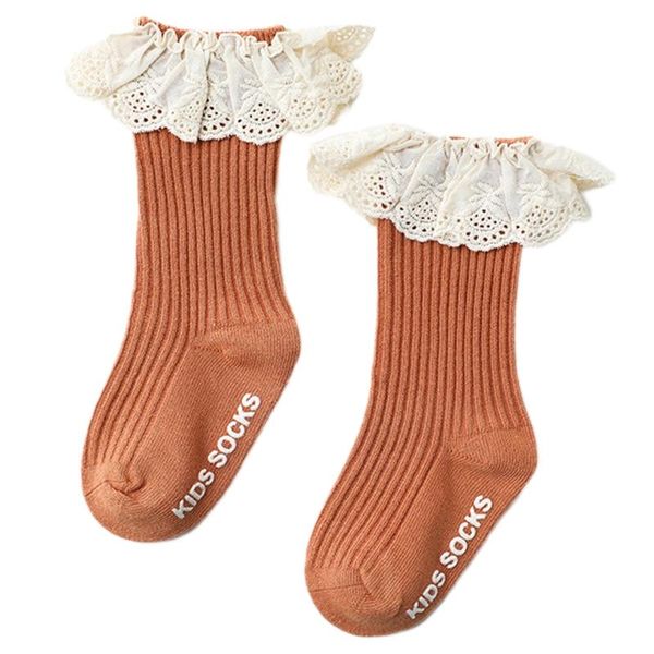 socks toddler infant baby girls knee high with grips ruffled lace patchwork ribbed knit solid color non-skid cotton long 0-3 old, Pink;yellow 
socks toddler infant baby girls knee high with grips ruffled lace patchwork ribbed knit solid color non-skid cotton long 0-3 old, Pink;yellow