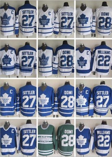 75th jerseys men toronto maple leafs 27 sittler vintage classic 28 domi 22 williams vintage version hockey jersey, Black;red
75th jerseys men toronto maple leafs 27 sittler vintage classic 28 domi 22 williams vintage version hockey jersey, Black;red