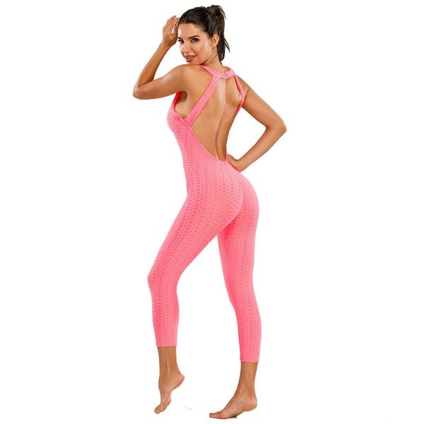 yoga outfits set backless casual cross bandage sporting jumpsuit sleeveless solid bodysuit fitness women workout tracksuit, White;red
yoga outfits set backless casual cross bandage sporting jumpsuit sleeveless solid bodysuit fitness women workout tracksuit, White;red